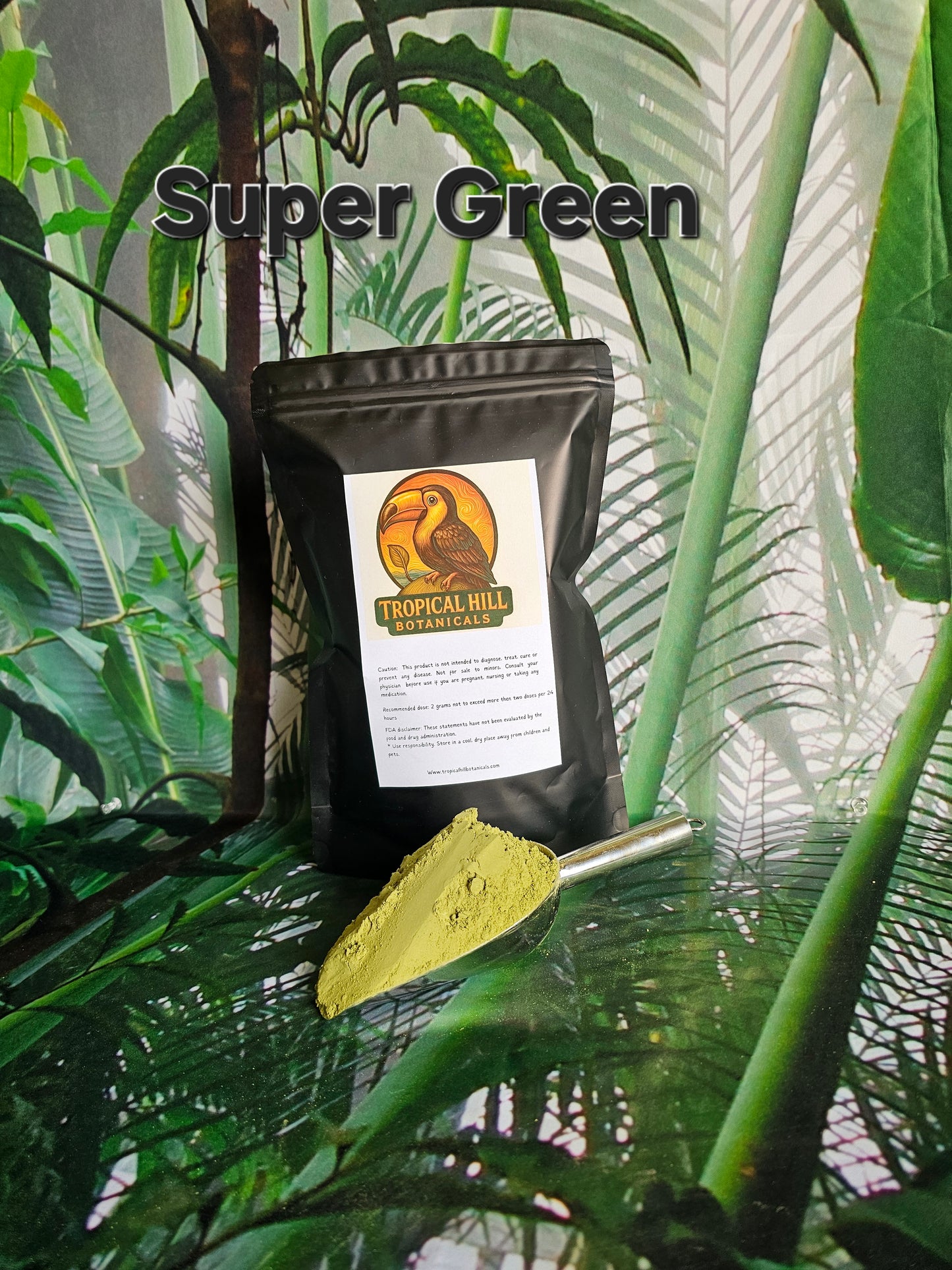Super Green - Green Vein Kratom Powder