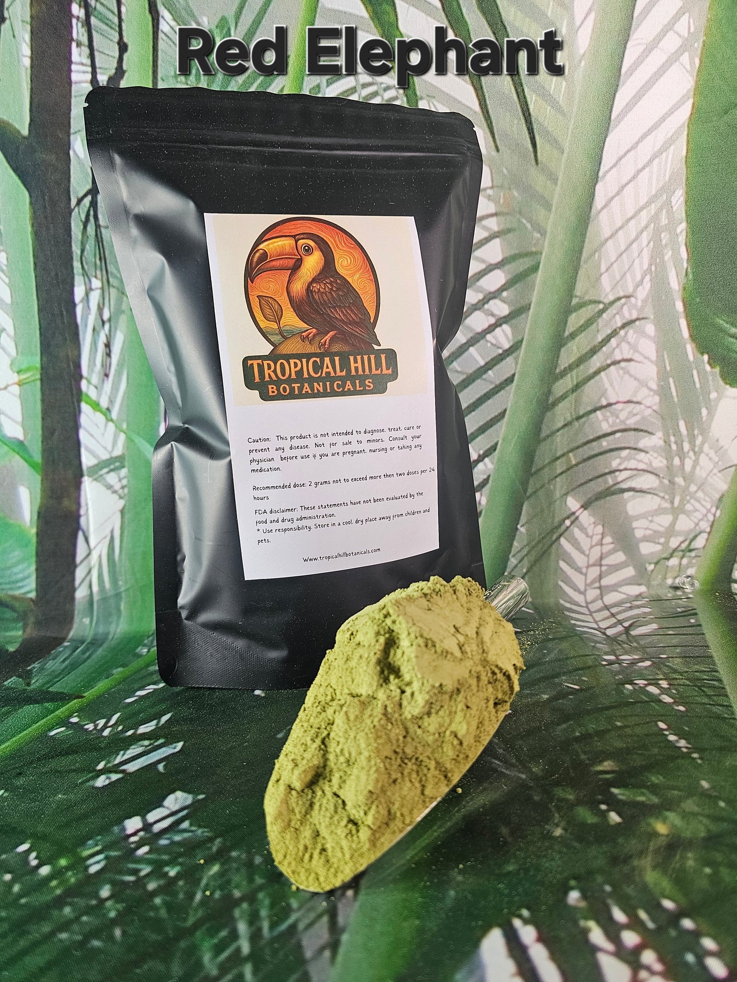 Red Elephant - Red Vein Kratom Powder