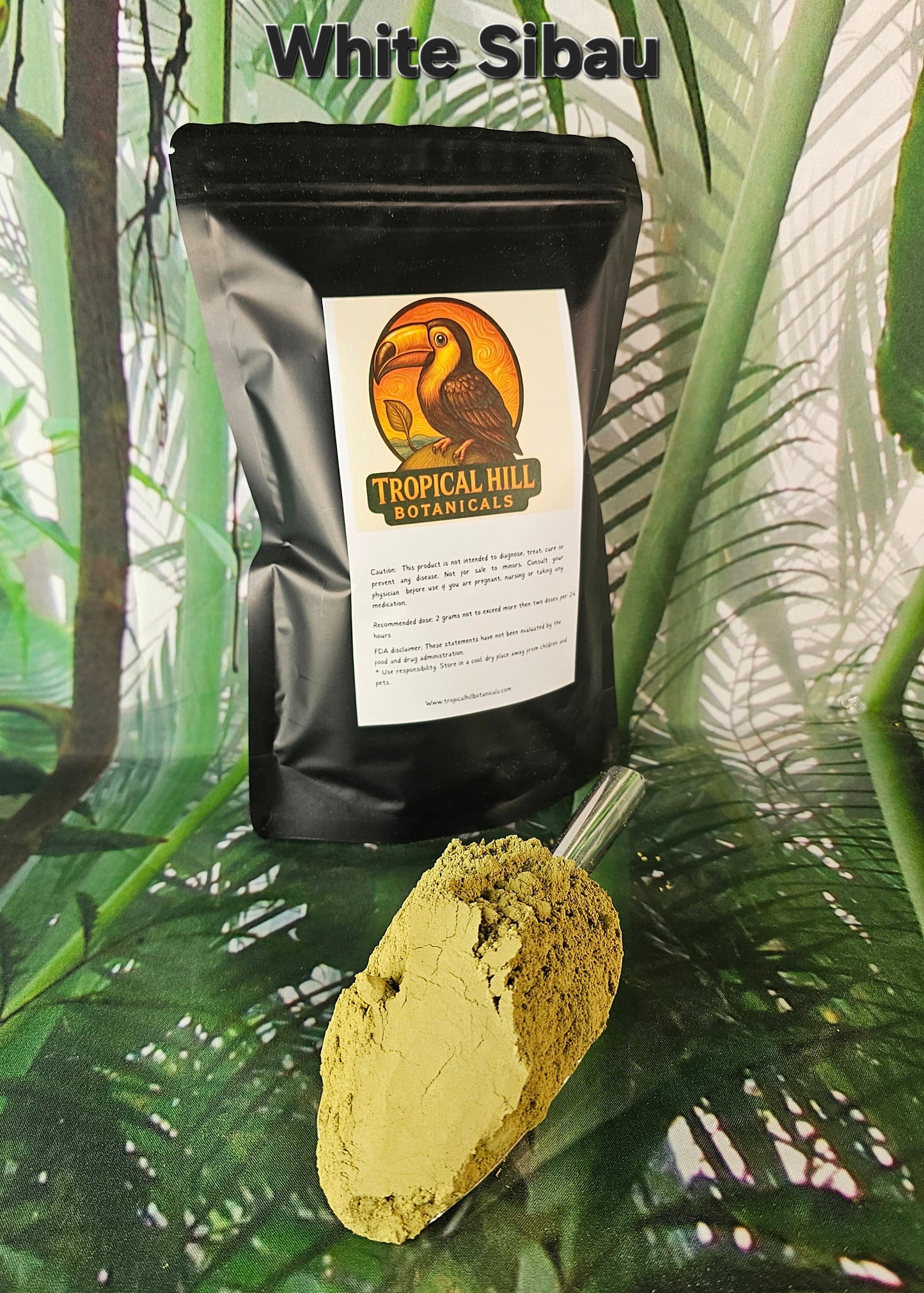 White Sibau - White Vein Kratom Powder